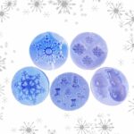 Kit 5 Christmas Silicone Molds with Surprise Gift