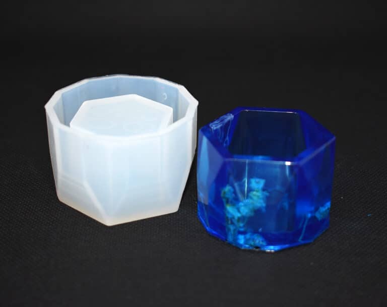 Small Glass Jewellery Box Silicone Mould for DIY Craft and Resin Casting