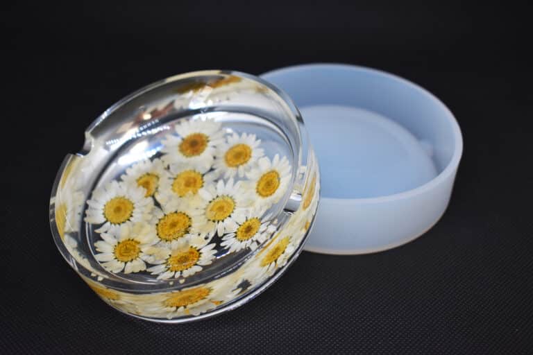 Round Silicone Jewellery Box and Ashtray Mold, 10cm