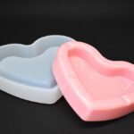 Heart-Shaped Jewellery Box Silicone Mold for DIY Crafts, 13x11x3cm