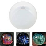 Sphere-Shaped Silicone Mold – 1 Inch Diameter, Semi-Transparent, Reusable