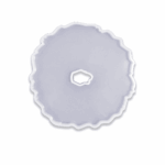 Geode Coaster Mold "O" - 5.1in Diameter Silicone Mould
