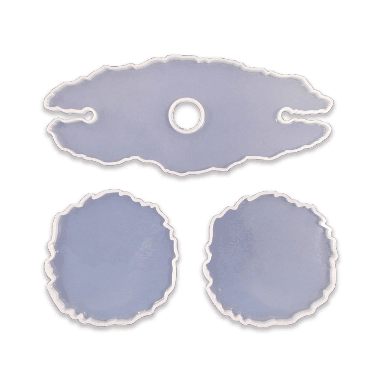 Bottle Holder Silicone Mould Set with 2 Coaster Moulds