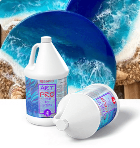 Resin Pro 1,66 Kg [58 Oz] Epoxy Resin Art Pro for Artistic Canvas and 3D  Effects, Coasters and Trays - Non-toxic Certified - Free Gloves - Technical  Support in English : 