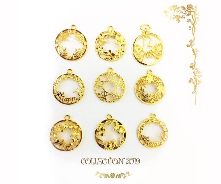 9 Open Bezels Set for DIY Jewelry – 2019 Collection