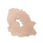 "Geode O" Middle Board and Table Base – 78x52cm or 40x30cm