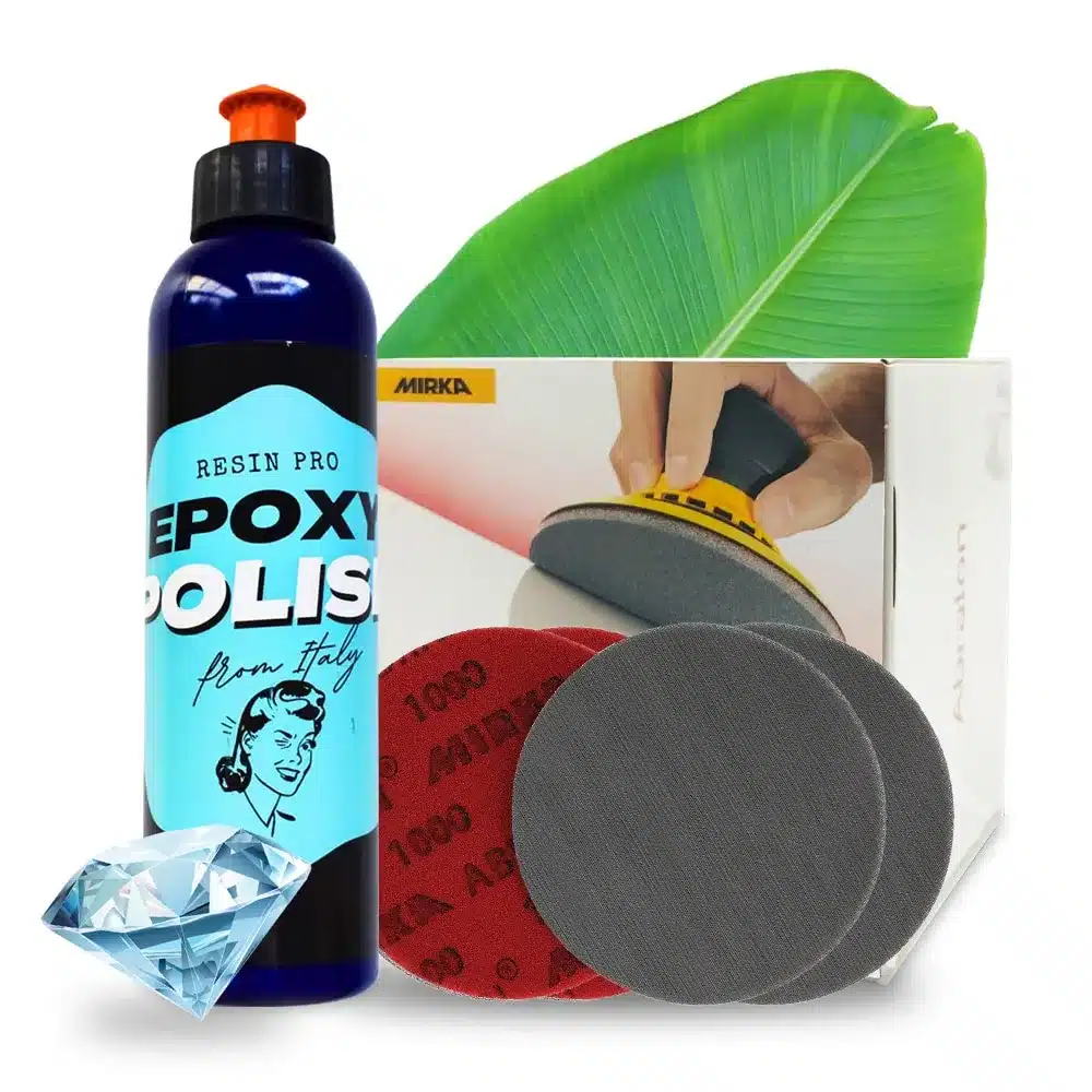“Epoxy Polish” – Resin Polishing Kit with Cream and Abralon Sanding Pads