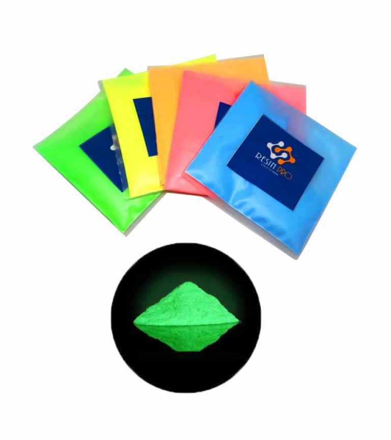 Fluorescent UV Pigment Powder – 0.7–3.5oz, Glows in the Dark