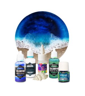 “Ocean Art” Pigment Kit – Sea Wave Effect for Resin Art
