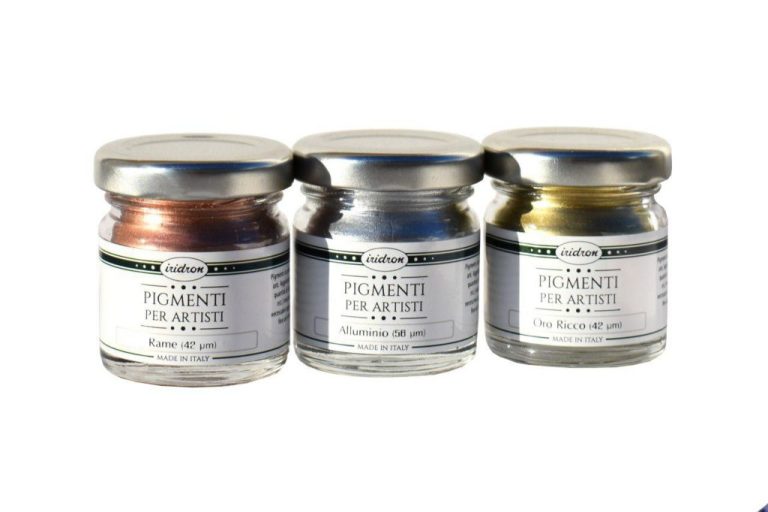 3 Metallic Pigments Kit – Aluminum, Rich Gold, Copper