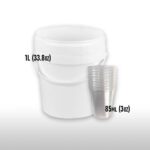 Buckets Kit for Mixing – Easy Clean Resin Mixing Containers