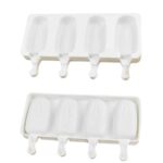 "Ice Cream" – Silicone Mold with 4 Free Sticks, Oven and Dishwasher Safe