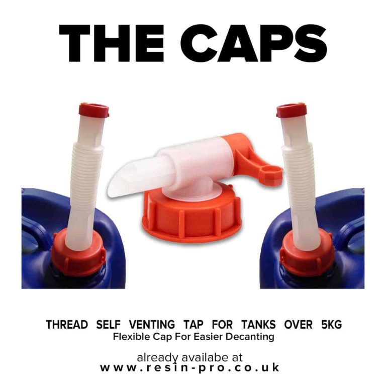 Decanting Caps for Epoxy and Resin Tanks Over 5kg