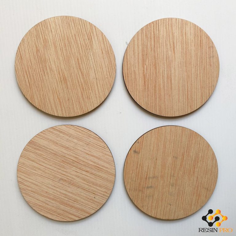 Coaster Kit – 6-Piece Wooden Set, 10x16cm - Round 39 In