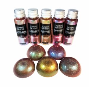 “Sahara Chameleon Set” – Mica Powder Pigment, Motion Effect, 4 x 10g Colors