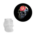"Skull" – Silicone Mould for Resin DIY, 7cm x 4cm