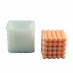 "Cube Ball Mould" – Silicone Candle Mold for Creative Candles, Soaps, and Resins