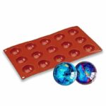 "Cabochon-15" - Silicone Mould for Resin, Chocolate, Plaster, Soap, ø1.6 Inches