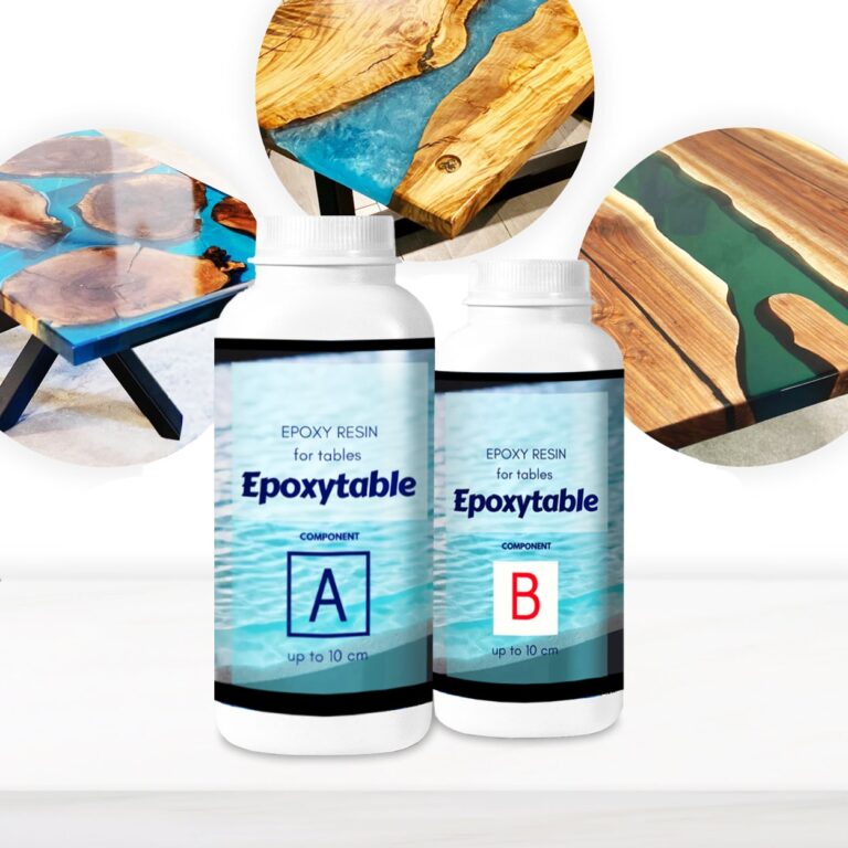 “Epoxytable 10-Ten” – Deep Pour Epoxy Resin for Tables, Up to 4 Inch Casting - 0.66 gal
