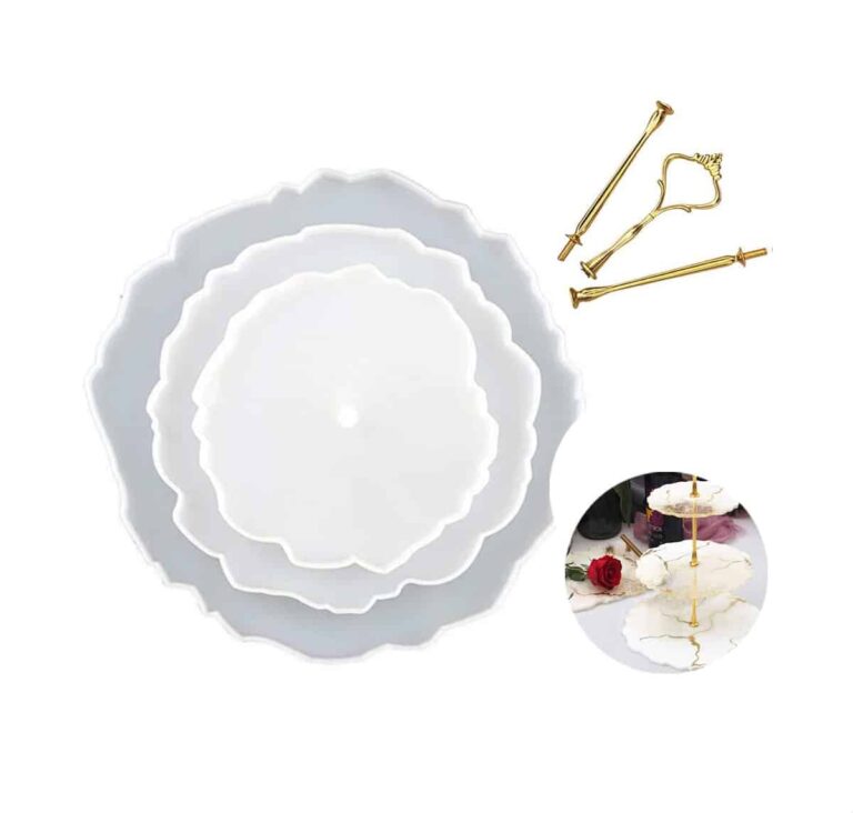 3 Layer Fruit Plate Silicone Mold Kit – Set of 3 for Resin Crafts and Trays - 3 molds