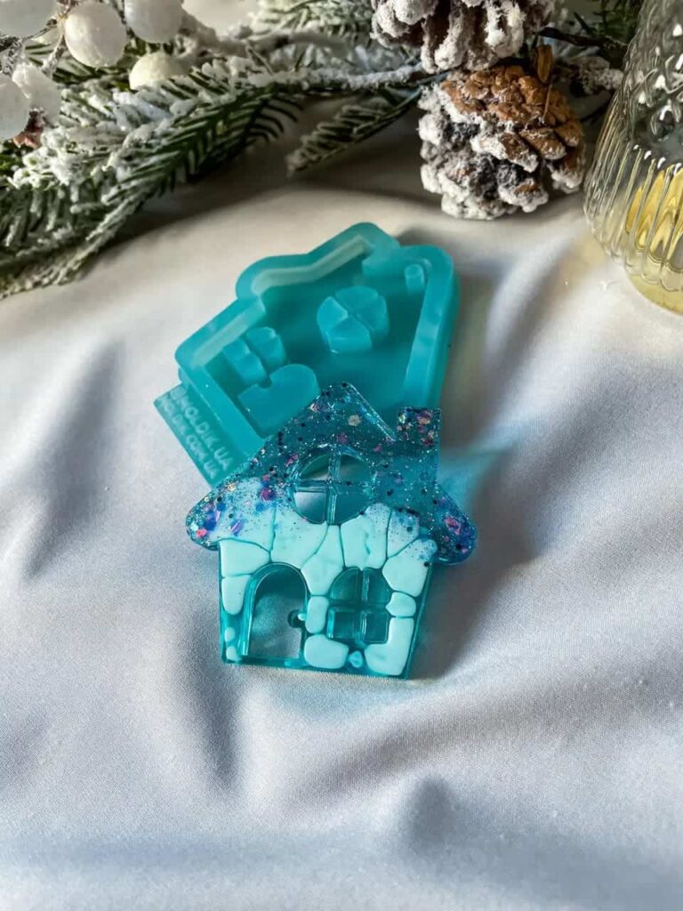 Festive Silicone Moulds for Christmas Tree Decorations – Reusable - Small house