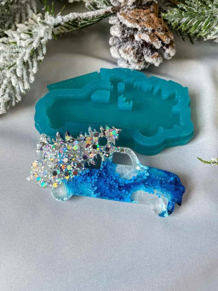 Festive Silicone Moulds for Christmas Tree Decorations – Reusable - Car