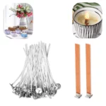 Liteline by "CandlePro" Candle Wicks – Waxed Cotton & Wooden Options for DIY Candles